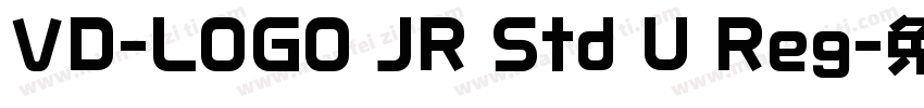 VD-LOGO JR Std U Reg字体转换